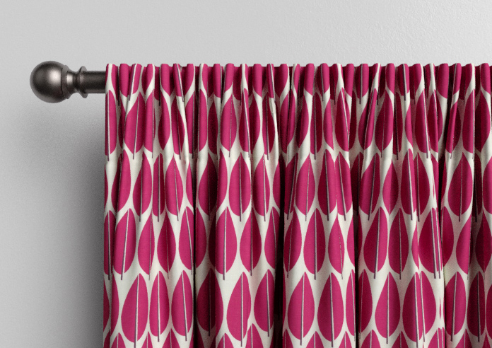 Lazza, Cerise - Made to Measure Curtains - Image 9